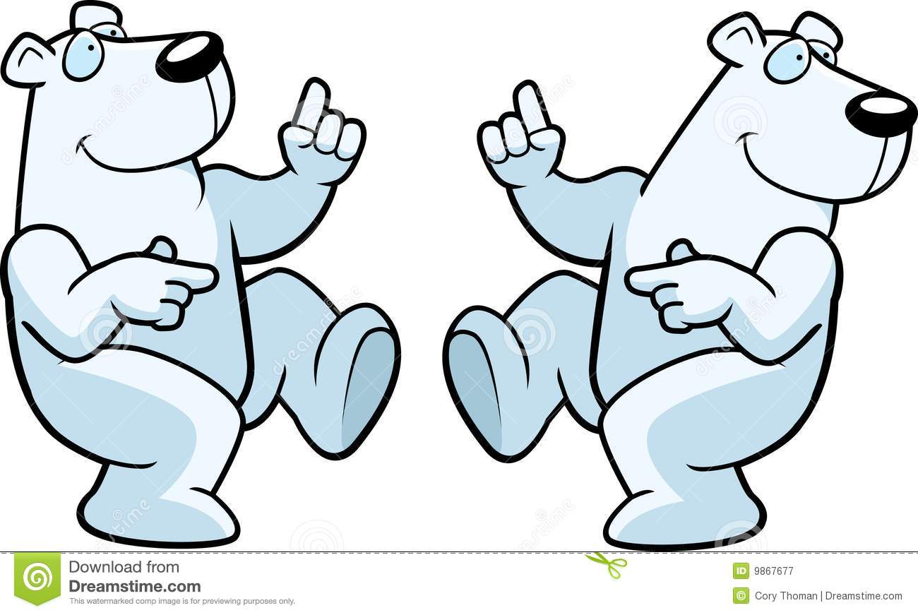 1300x871 Dancing Polar Bear Clipart