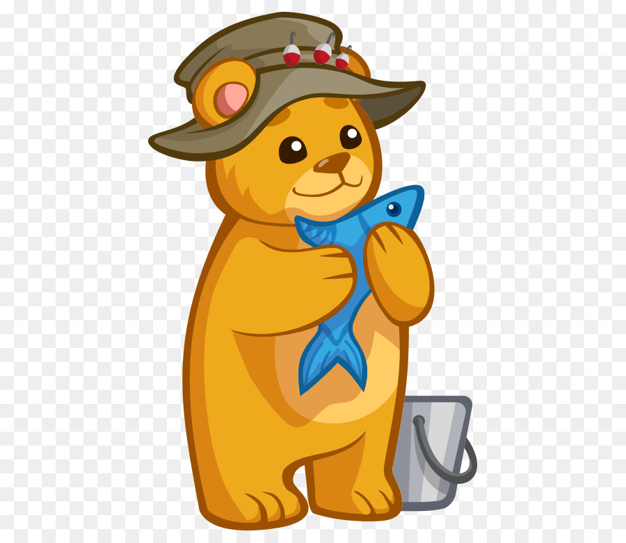 900x780 Brown Bear Fish Polar Bear Clip Art