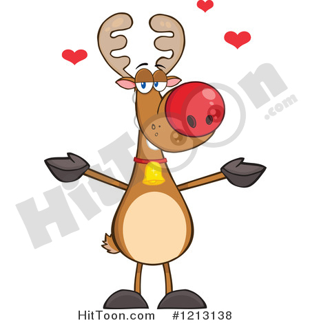 450x470 Reindeer Clipart