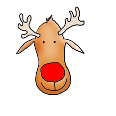 236x236 Reindeer Clipart Reindeer Face