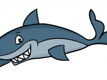 220x165 Shark Images Clipart Vector Illustration Of Angry Shark Cartoon