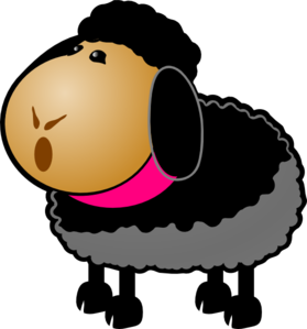 279x299 Black Sheep Clip Art