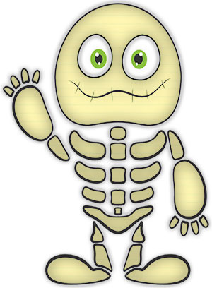 300x408 Skeleton Clipart Friendly