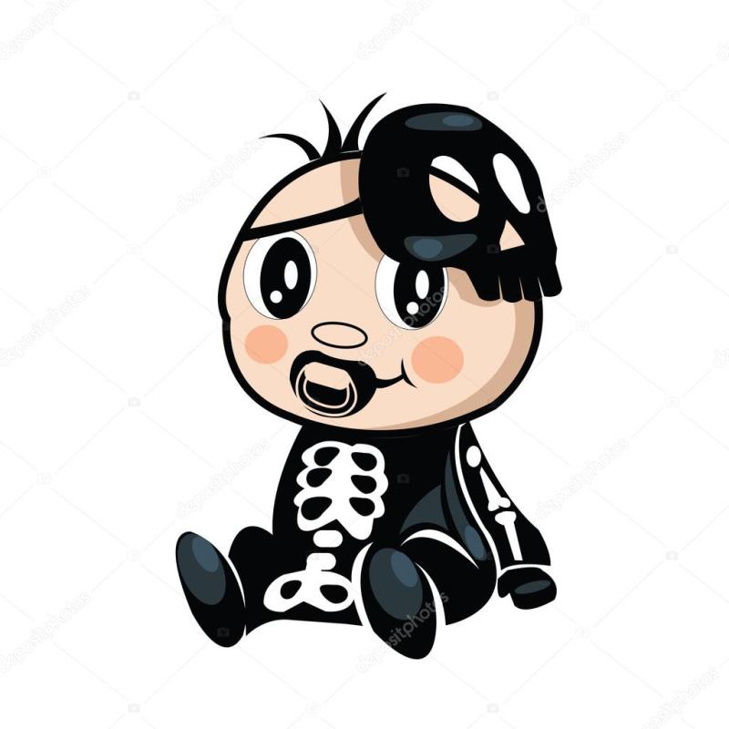 800x800 Baby Skeleton Clipart
