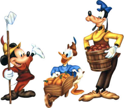 409x356 Best Mickey Mouse Thanksgiving Clipart