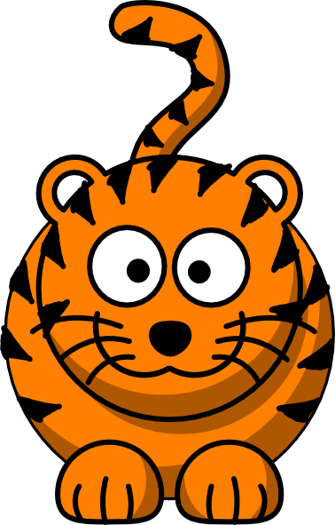 378x591 Cartoon Tiger Clip Art Clipart Panda