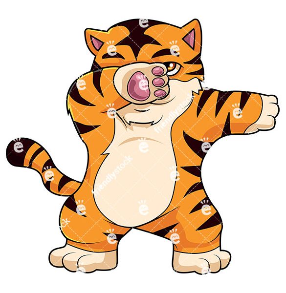 585x600 Tiger Cartoon Images Tiger Cartoon Vectors Search Clip Art