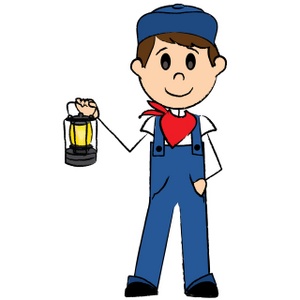 300x300 Train Conductor Free Clipart