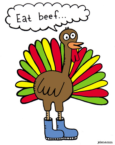 397x500 Cartoon Turkey Clipart