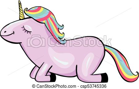 450x290 Unicorn Cartoon Icon Isolated On White Background Vectors