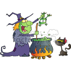 Cartoon Witch Clipart