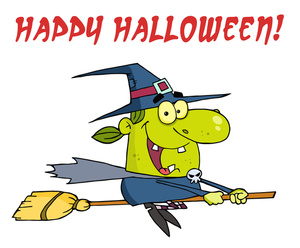 300x248 Witch Cartoon Clipart Image