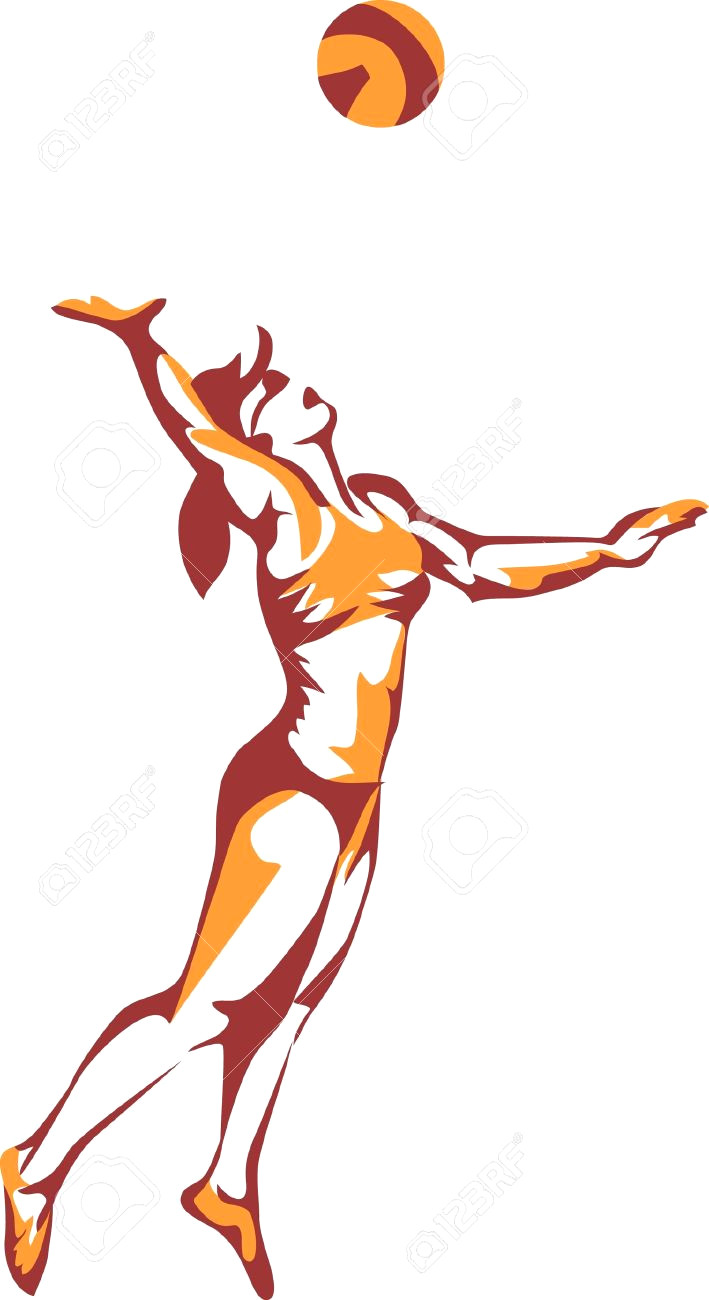 709x1300 Volleyball Stock Vector Images Alamy Remarkable Female Spike