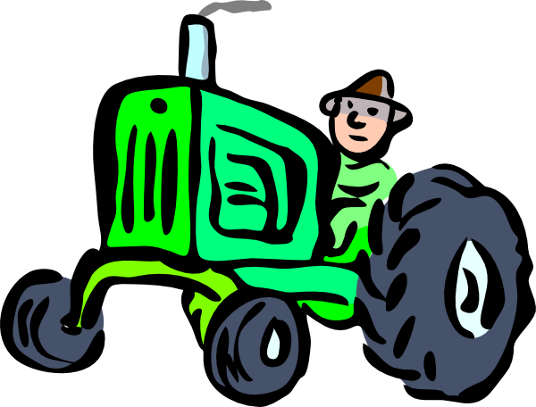 600x456 John Deere Tractor Clip Art Clipart 4