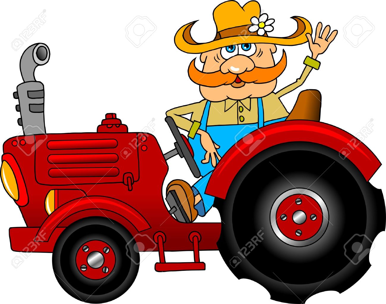1300x1026 Cartoon Pictures Of Tractors Collection