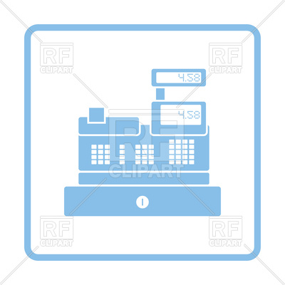 400x400 Cashier Icon Royalty Free Vector Clip Art Image
