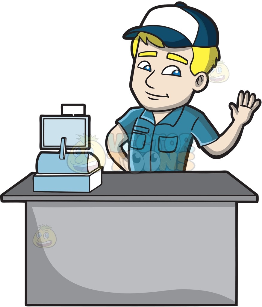 875x1024 Fresh Cashier Clipart Collection