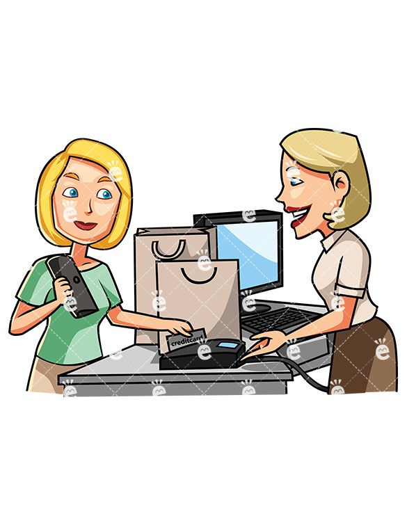 585x755 A Female Consumer Paying With A Credit Card
