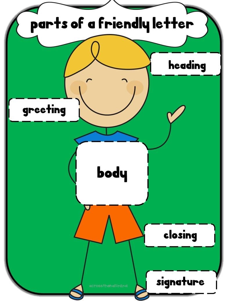 796x1036 Friendly Letter Clipart