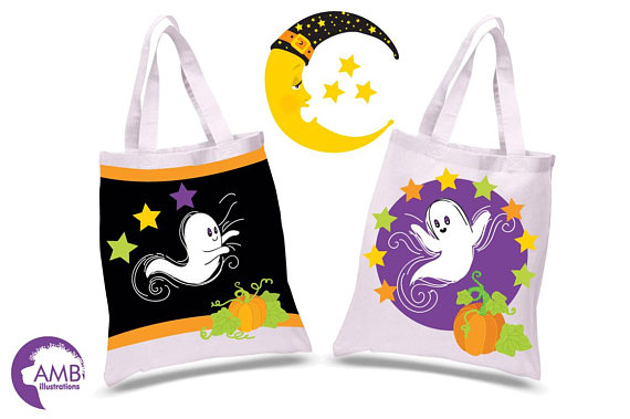 570x379 Halloween Clipart, Ghost Clipart, Pumpkin Clipart, Casper