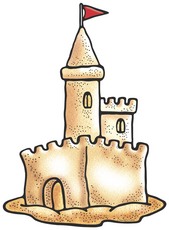 169x230 Sand Castle Clip Art Free Clip