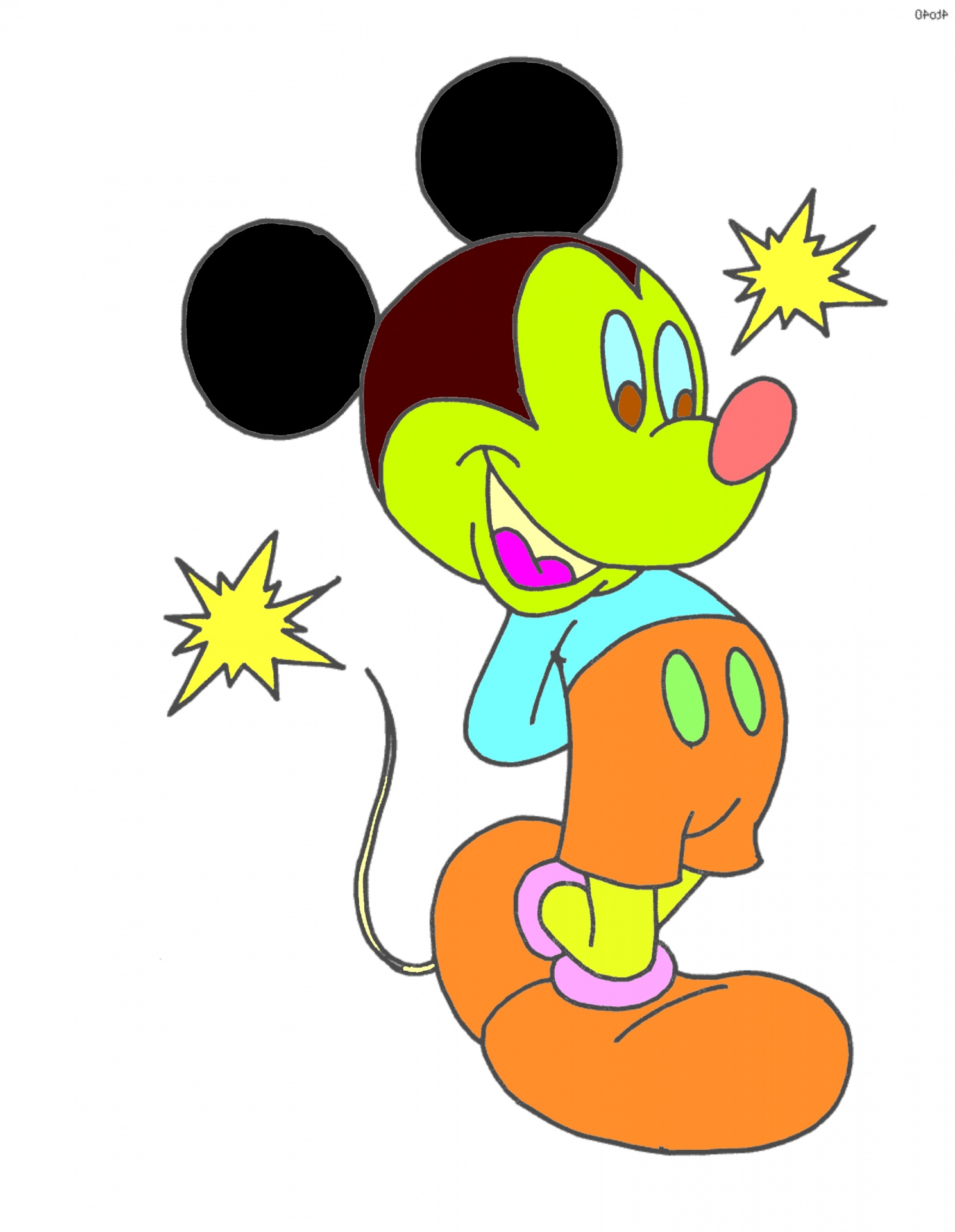 1489x1920 Free Mickey Mouse Clipart