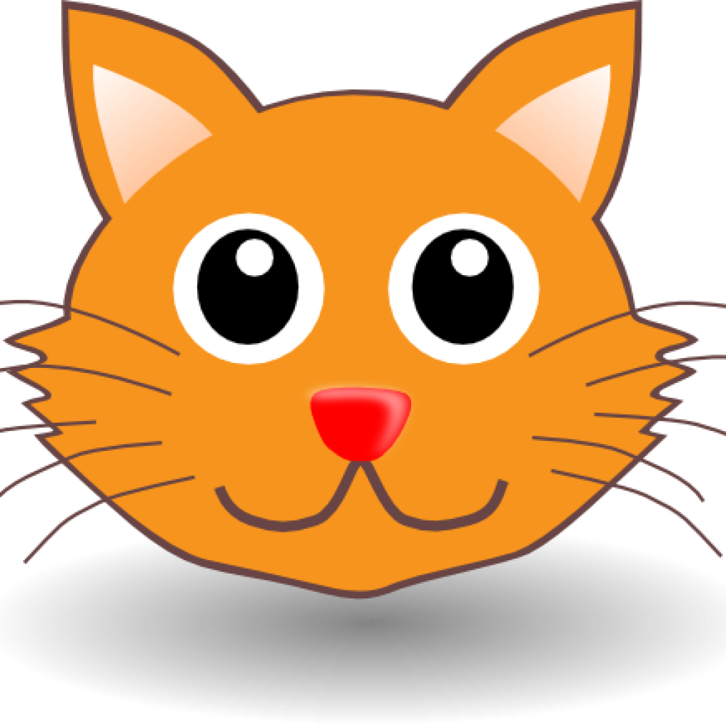 1024x1024 Cat Face Clipart Birthday Clipart