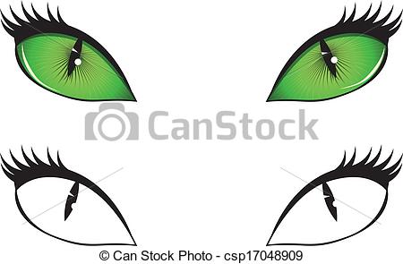 450x295 Cat Eyes Clipart