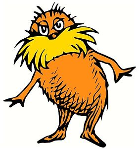 281x300 2.5 5 Dr Seuss Cat Hat Lorax Heat Transfer Iron On Character Ebay