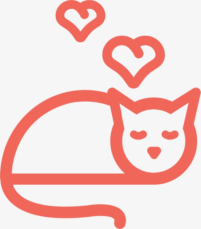 650x739 Valentine's Day Love Cats, Valentine's Day, Love, Cat Png Image