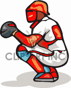243x300 Collection Of Baseball Player Clipart Catcher High Quality