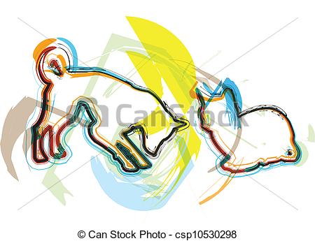450x345 Cat Amp Dog, Vector Illustration Eps Vectors