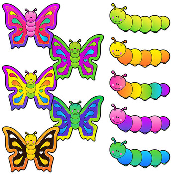 350x350 Butterfly Life Cycle Clip Art Sequence By Dancing Crayon Designs