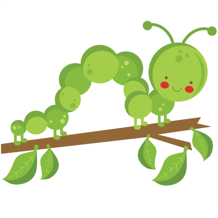 432x432 Caterpillar On Twig Svg Scrapbook Cut File Cute Clipart Files