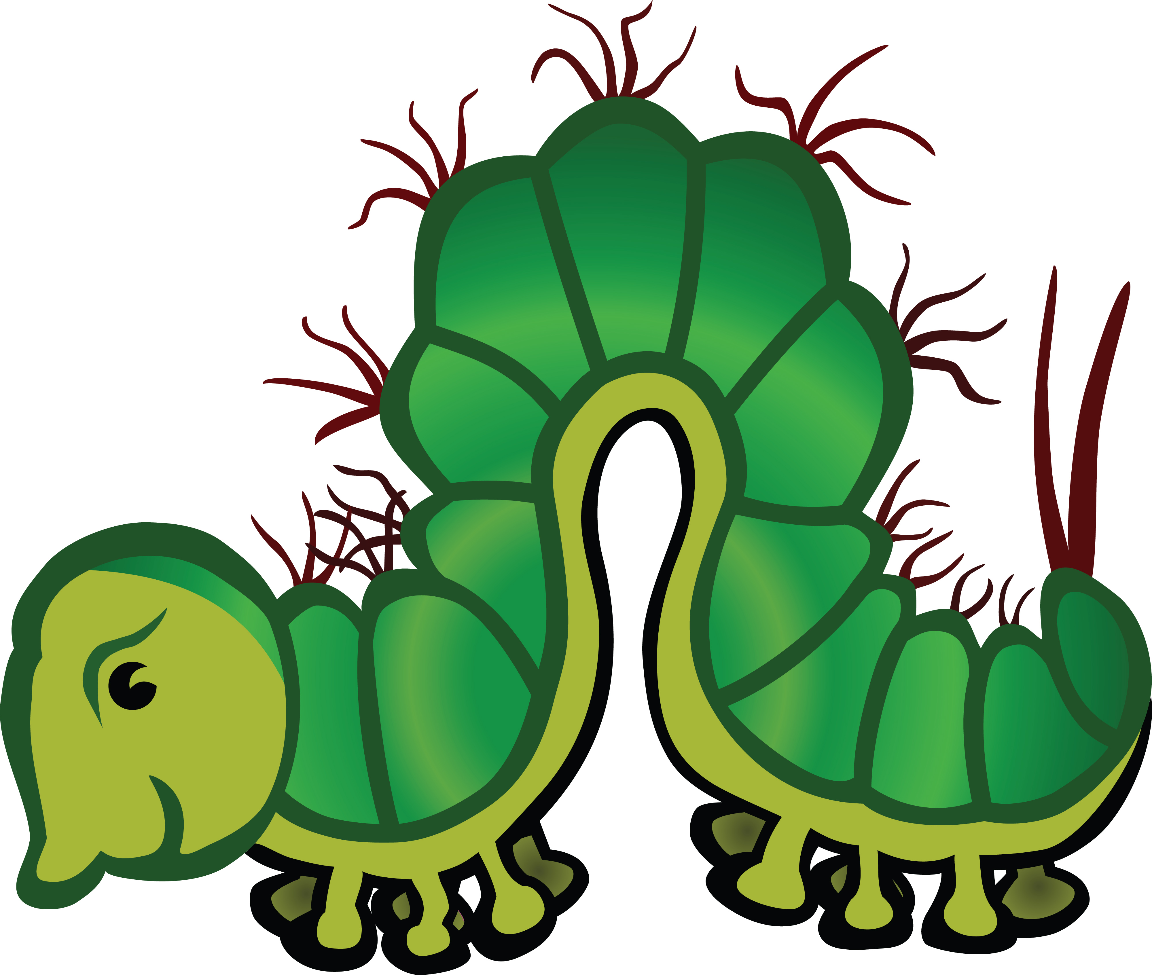 4000x3386 Free Clipart Of A Caterpillar