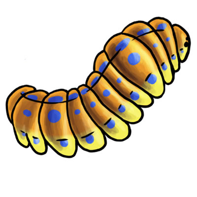 400x400 Creep Clipart Caterpillar Vector Clip Art