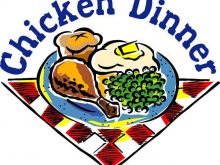 220x165 Chicken Dinner Clipart Clipart Of Roast Chicken Leg K5686202