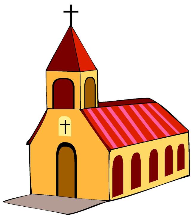 644x720 3d Clipart Church