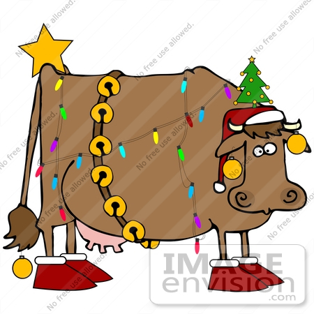 450x450 Cattle Clipart Christmas