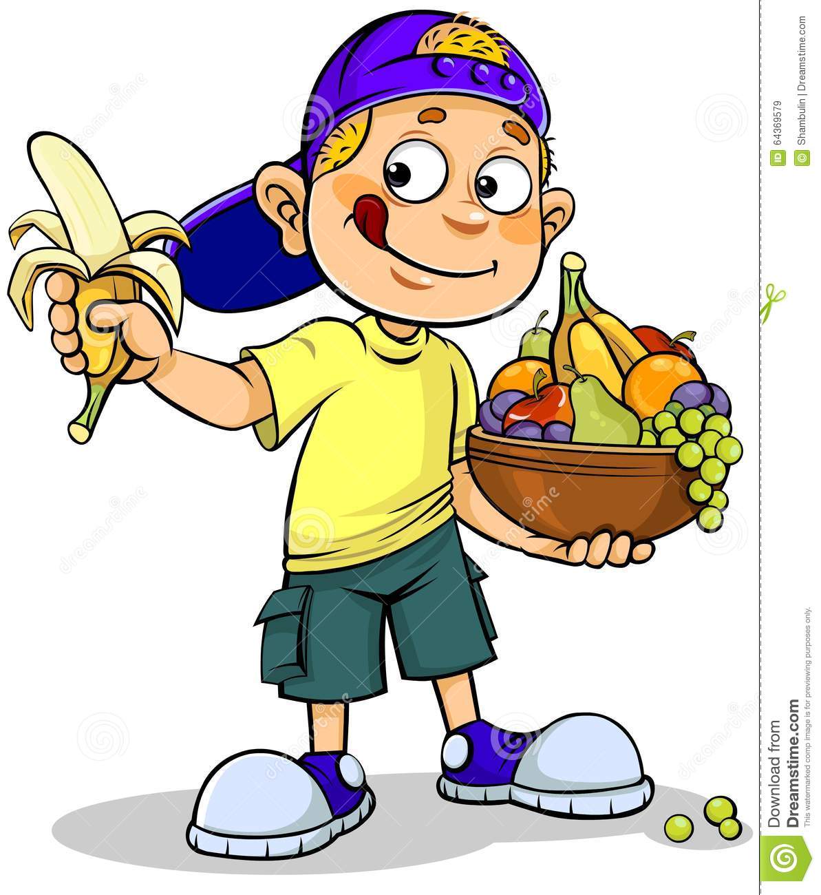 1193x1300 Clipart Eat Banana Boy Pencil And In Color