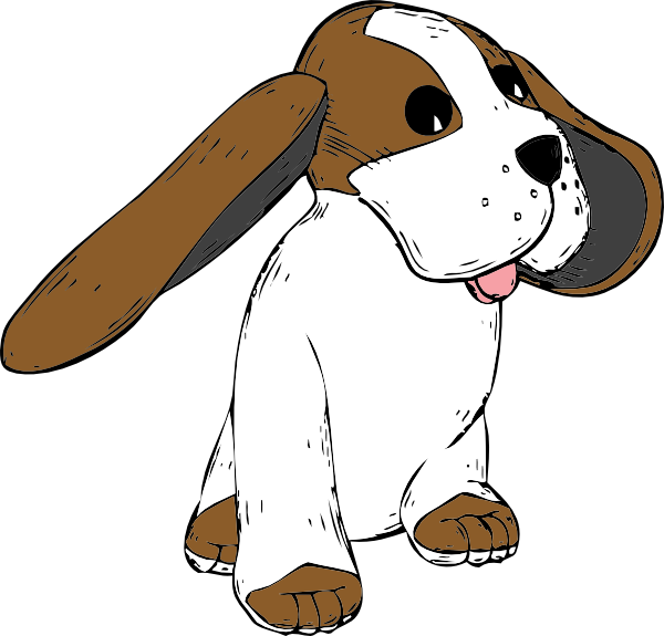 600x575 Big Earred Dog Clip Art Free Vector 4vector