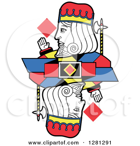 450x470 King Of Diamonds Clipart