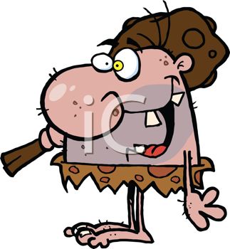 Cave Man Clipart