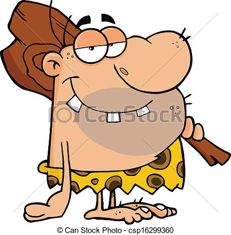 450x458 Clip Art Vector Of Caveman Clipart Panda