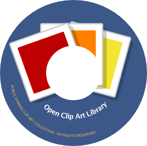 300x299 Cd Label Open Clipart Clip Art