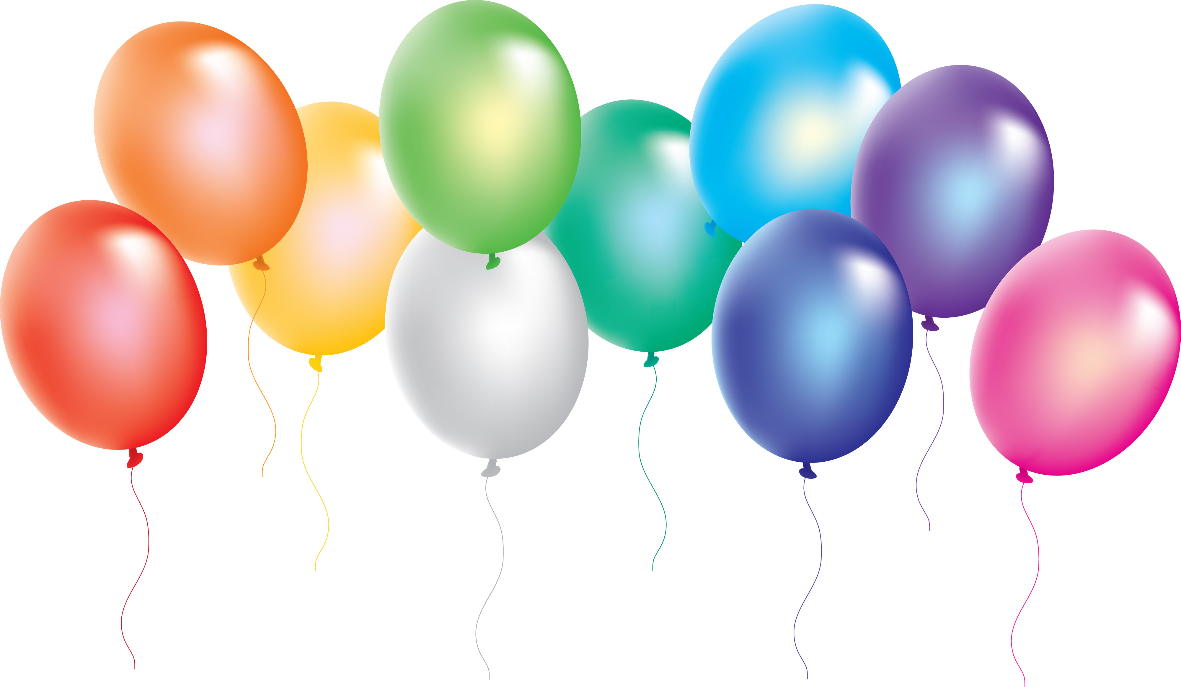 4000x2329 Balloon Clipart Celebration