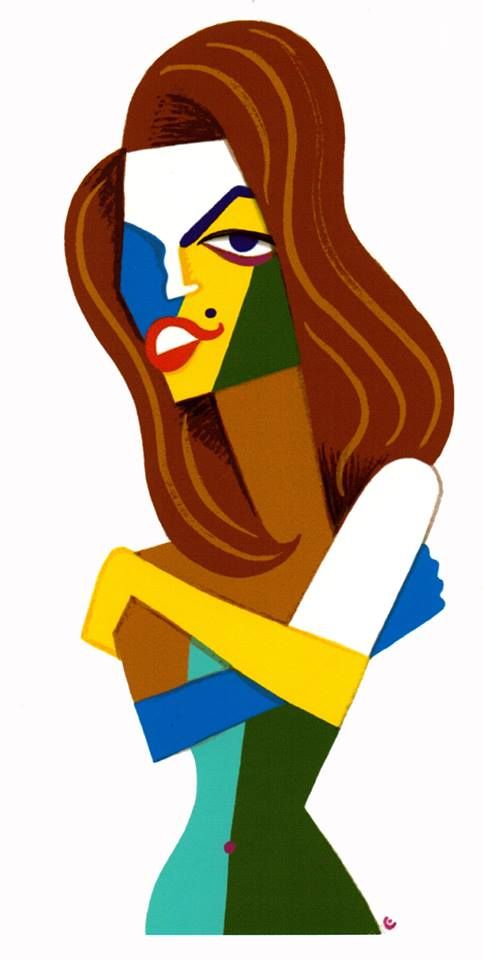 483x960 Cindy Crawford By David Cowles Caricatures