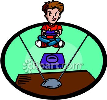 350x328 Kid Playing Video Games Clip Art