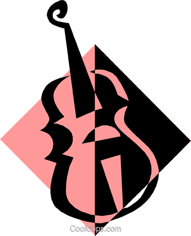 389x480 Cello Symbol Royalty Free Vector Clip Art Illustration Arts0360