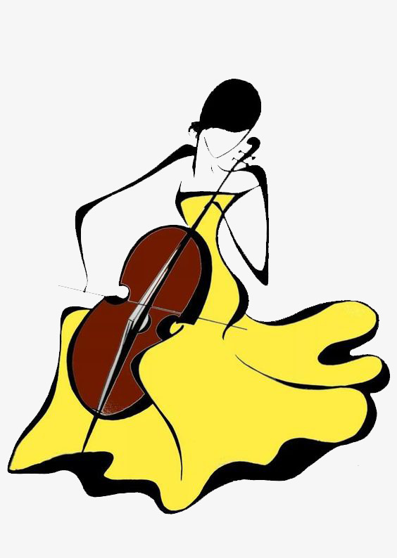 564x794 Cello, Lyre, Yellow Skirt Png Image And Clipart For Free Download